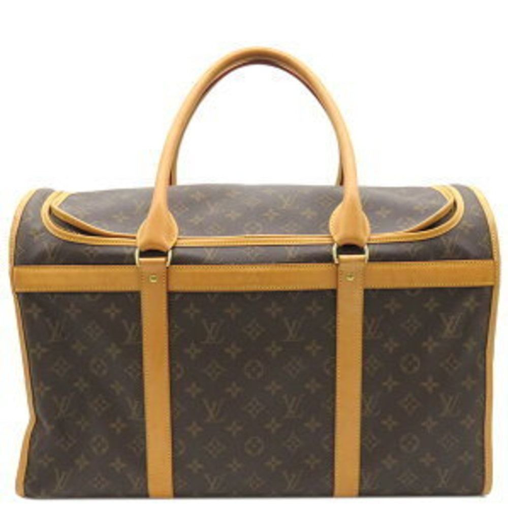 LOUIS VUITTON Bag Sack Chillant Monogram Dog Carrier Medium